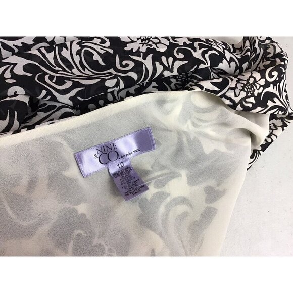 Nine West Paisley Blouse Womens 10 - Picture 4 of 5